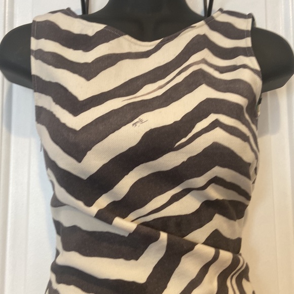 Emilio Pucci Dresses & Skirts - Emilio Pucci Black and Cream Zebra-Print Midi Dress